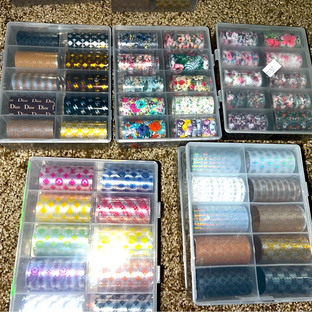 Designer nail FOILS